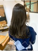 ブリーチなし/透明感あふれる/ゆるふわロングレイヤー