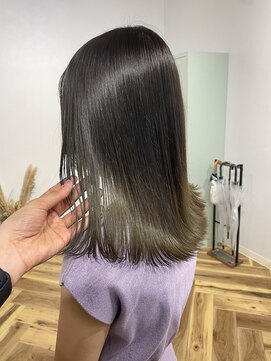 ラニヘアサロン(lani hair salon) 【グラデーションカラー】オリーブグレージュ