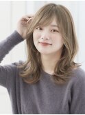 ＊【銀座】モテくびれ波巻き韓国ロング　外はね　透けるカラー