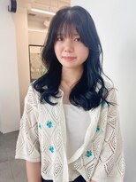 ギグスダブル 栄久屋大通店(gigs double)&nbsp;レイヤーカット/ブルーブラック