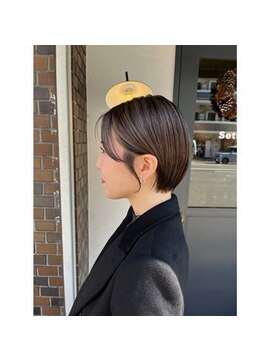 セトル(Settle) 大人ショートボブ/ボブ丸みスタイル/20/30代/40代/小顔カット