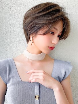 アフロートpd+ KOBE(AFLOATpd+) 【神戸初出店☆AFLOAT KOBE+PD Smart Salon】美人ショート