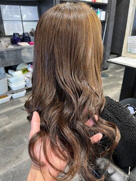 アローズ 荒尾店(arose) 抜け感カラーで艶髪に！髪質改善トリートメントと一緒に！