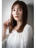 カバーヘアアンドスパ ブリス 浦和(COVER HAIR&SPA bliss)&nbsp;前下がりレイヤーロング美髪エアーストレートw浦和20代30代40代