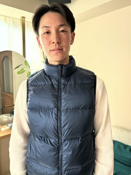 ウェルク(welc) メンズカット 波巻き ツイスパ 韓国風 センターパート