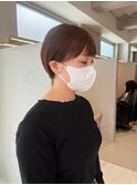 【森千晶】ナチュラル大人ショート前髪あり