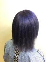 ヘアー オフカイ オオサカ(hair OFF-KAi!! OSAKA) 色落ち最高青紫