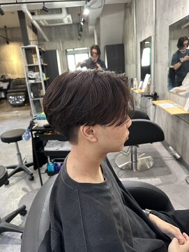 ビカムメンズヘアー 栄店(become men's hair) 【曲がる縮毛矯正】ニュアンスストレート 名古屋/縮毛矯正