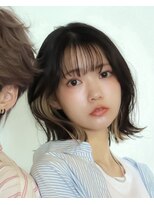 オーシャントーキョー サニー 原宿(OCEAN TOKYO Sunny)&nbsp;レイヤーミディアムミニボブ韓国ヘアワンホンヘアレイヤーカット