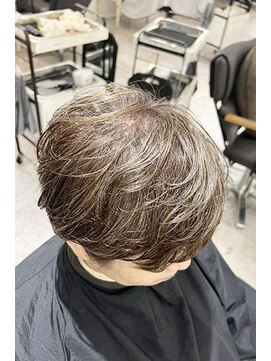 ジュレベール(JurerBelle) 【ジュレベール 松田】白髪ぼかしで柔らかショートスタイル