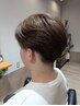 【ご新規様のみ眉カットサービス】メンズカット＋選べるカラー￥8,000