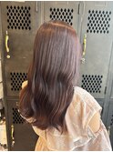 ピンクラベンダーブラウン大人可愛い透明感艶カラー20代30代