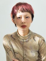 アース 大井町店(HAIR & MAKE EARTH)&nbsp;ペールレッド＆オレンジ×ショート