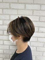 アッシュ 稲田堤店(Ash) ハイライト×ショート