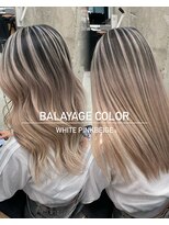 ルーフアクト(LUFE act)&nbsp;バレイヤージュ×ホワイトピンク