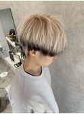 ホワイトエンドカラー