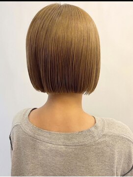 ビューティービースト 西町店(beauty:beast) 切りっぱなしボブ/ベージュ/ダブルカラー