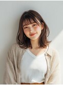 くびれヘア/アプリコットオレンジ/夏のヘアアレンジ/大宮