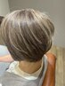 【ハイライト】フルハイライト＋プレミアムカラー＋トリートメント￥20500