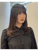 韓国風レイヤー×髪質改善×縮毛矯正ストレート