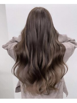 ジルブラン(JIL BLAN) ハイライトバレイヤージュダブルカラー20代30代40代グレージュ