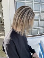 ユラギフロムユイマァル 水島店(YURAGI from YUIMARL)&nbsp;くびれヘア30代40代50代コンパクトショートバレイヤージュ