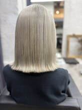 透け感たっぷりの最旬ハイトーンで可愛さ更新＊《武庫之荘/ブリーチ/ダブルカラー/ハイトーン》