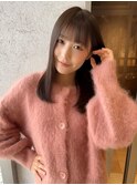 #ロングヘア#レイヤーカット#ぱっつん前髪#艶髪ロング