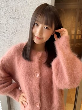 美容室 ビ フェスカ(B FESCA) #ロングヘア#レイヤーカット#ぱっつん前髪#艶髪ロング