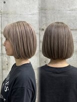 リトマス 二子玉川(litmus)&nbsp;ミルクティーベージュ　ダークグレージュ　アンブレラカラー