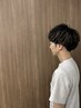 【お得なカラークーポン】men'sカット+カラー+シェービング¥10600→¥10000