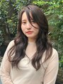 ナナナパレナ 梅田店(nanana parena) 艶ありピンクカラーくびれミディアムかわいい顔まわり作ります