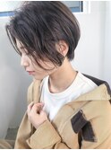 小顔ナチュラル×オリーブカラー×ハイライトカラー×イルミナ3
