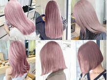 ムク 横浜店(muku)の雰囲気（《ピンクベージュカラー》学生に人気のブリーチ1回ダブルカラー）