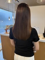 クララジャパン ナベシマ(CLALA JAPAN Nabeshima) 髪質改善カラー 艶髪 縮毛矯正 質感ストレート ミディアム