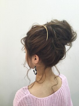 ヘアアンドメイクジップ恵比寿 (Hair&Make ZIP) ニュアンスお団子 ヘアセット
