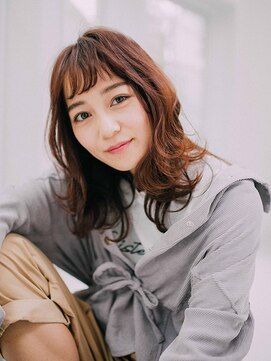 ジェミニ 大津 瀬田店(Gemini) ★COCO★3Dカラー×無造作カールのセミディスタイル