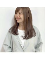 サイズ(cyez)&nbsp;ミルクティーベージュのセミロング