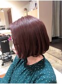 REAL SALON WORK～ブロッサム（チェリーレッド）×ボブ