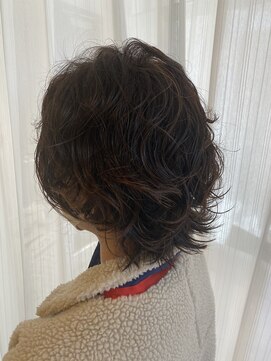 フィゼル 福島店(fizelle) くっきりウェーブ　オシャレパーマ　＊原明日香