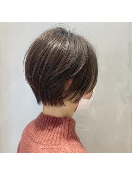 ルディー バイ ヘアーポケット(rudii by HAIR POCKET) ショート×アッシュグレー