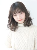 ★岡田有加★20代30代/ふんわりウェーブスタイル【直毛さん】