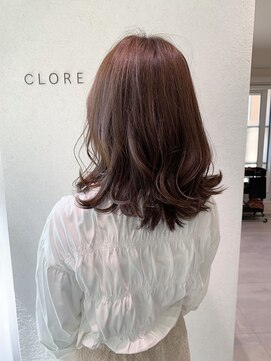 クロレ(CLORE) 艶感ナチュラルピンクベージュブリーチなし