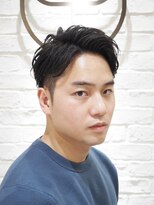 ヨシザワインク プレミアム 横浜 桜木町店(YOSHIZAWA Inc. PREMIUM)&nbsp;ニュアンスアップバングパーマ/ツーブロックリバースショート