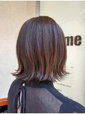 切りっぱなしボブ