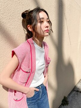 エース (ACE) 【ACE 横浜】お団子ヘア×ナチュラルブラウン