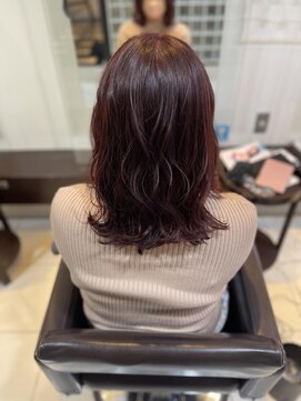 スティラ スムース 高田馬場(Stilla smooth) 美髪ピンクカラー＆イヤリングカラー