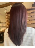 さらツヤ暖色ヘアカラー