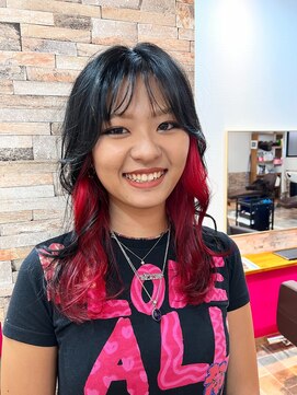 スターリバー(STAR RIVER) インナーカラー/ショットレッド♪