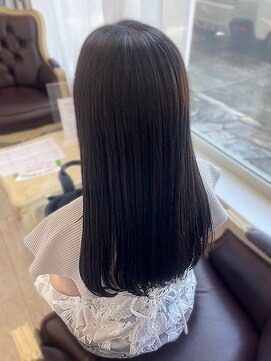 エルベ 内原店(elve) 超自然派縮毛矯正×ダークトーンカラー